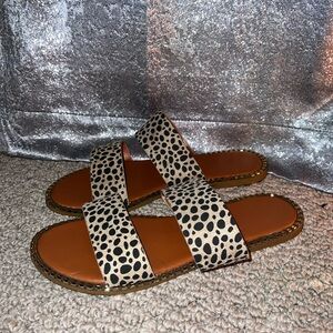 Leopard sandals